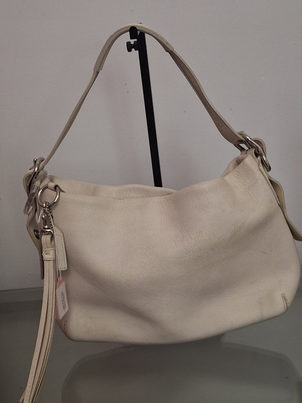 Coach East West Beige Hobo